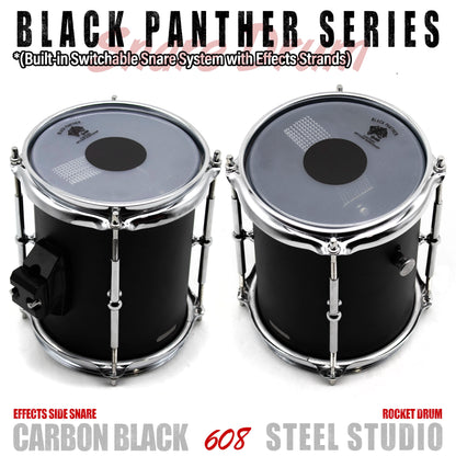 Beatello Black Panther Series 6x8 Snare | Hi-Hat Mountable Special Effect Drum