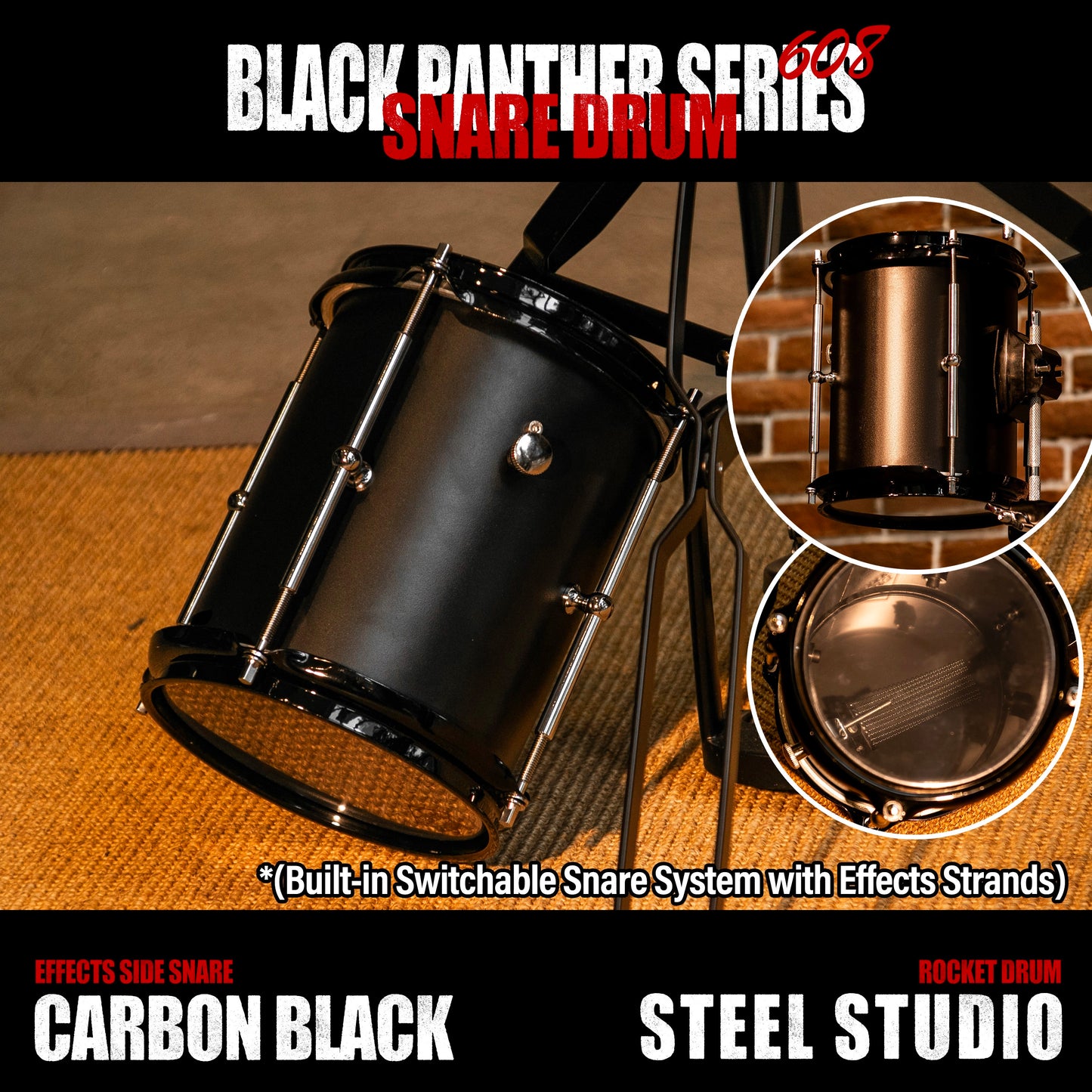 Black Panther Series-13x8 Snare