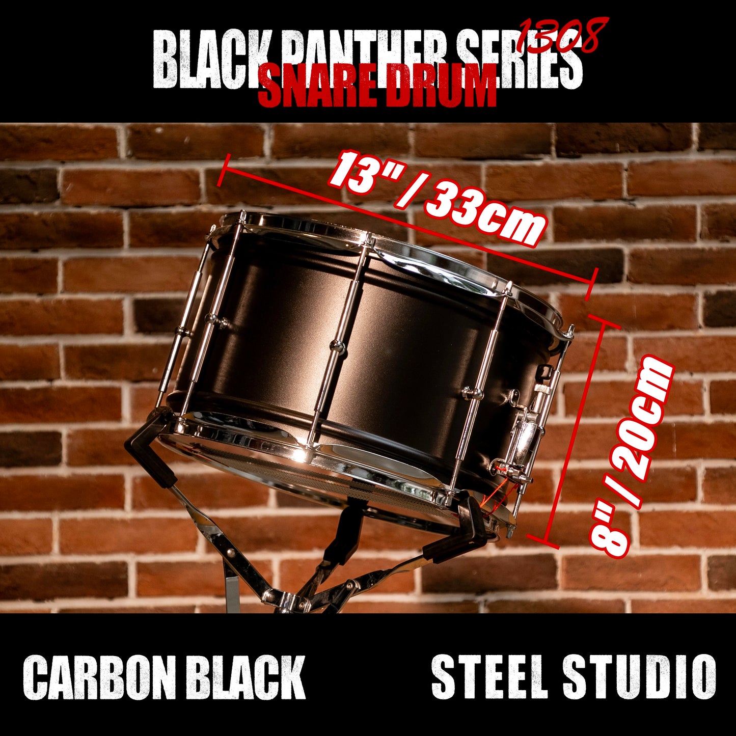 Black Panther Series-13x8 Snare