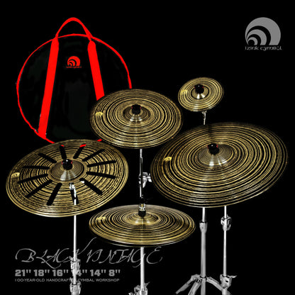 Black Vintage Series Handmade Cymbal Set