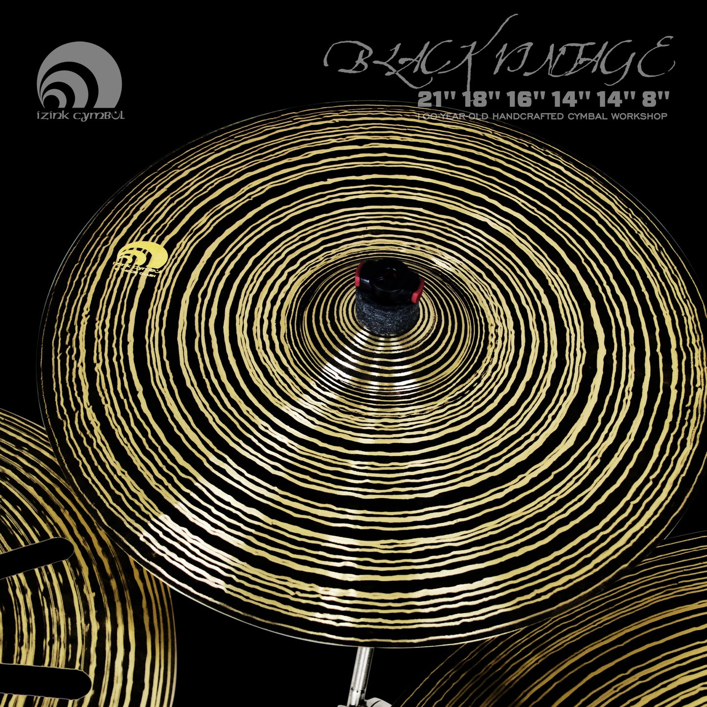 Black Vintage Series Handmade Cymbal Set