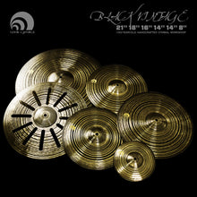 Black Vintage Series Handmade Cymbal Set Beatello