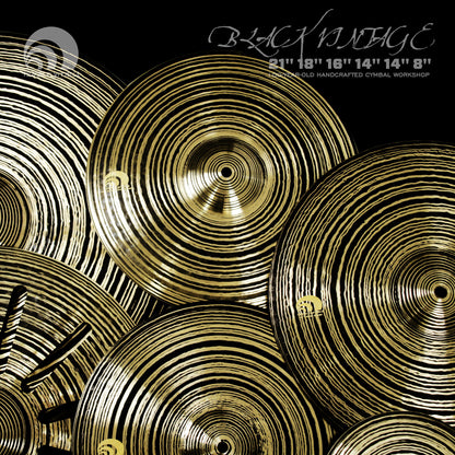 Black Vintage Series Handmade Cymbal Set