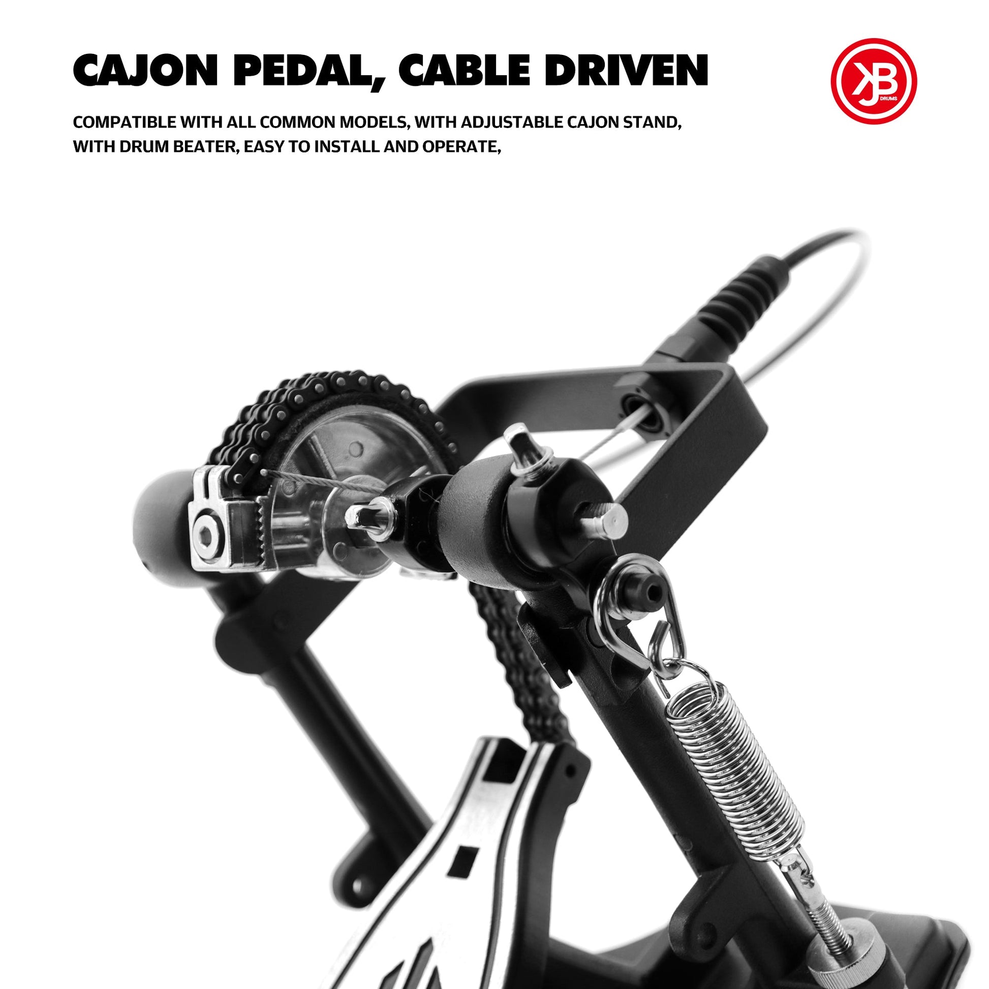 Cajon Pedal with Mount Beatello