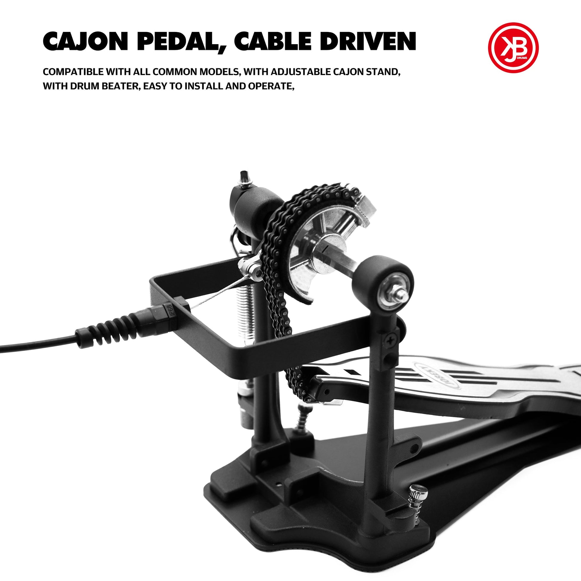 Cajon Pedal with Mount Beatello