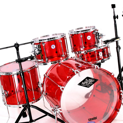 Crystal Acrylic Drum Kit Series Beatello workshop