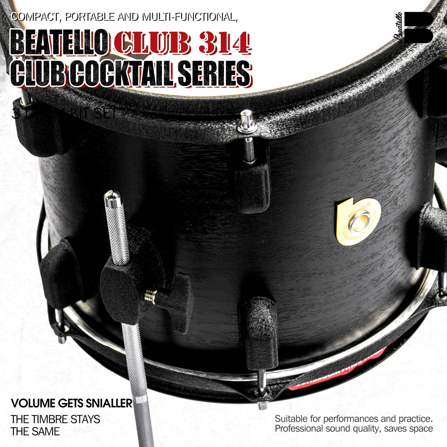 Jungle Drums – Professional Drum Set with Birch Shells & Suspension