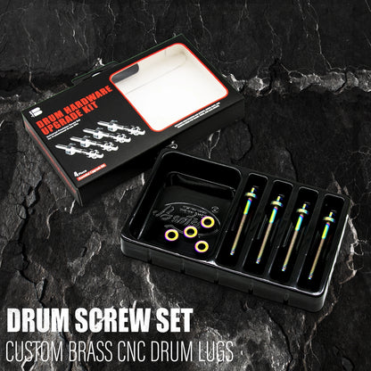 Colored Brass Drum Screw Set