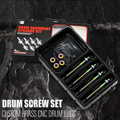 Colored Brass Drum Screw Set