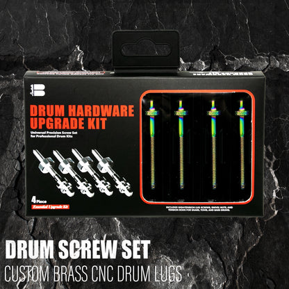 Colored Brass Drum Screw Set