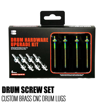 Colored Brass Drum Screw Set