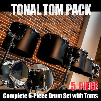 10 12 13 14 16 " Carbon Steel Concert Tom Set w/ Stands
