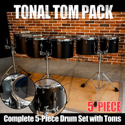10 12 13 14 16 " Carbon Steel Concert Tom Set w/ Stands