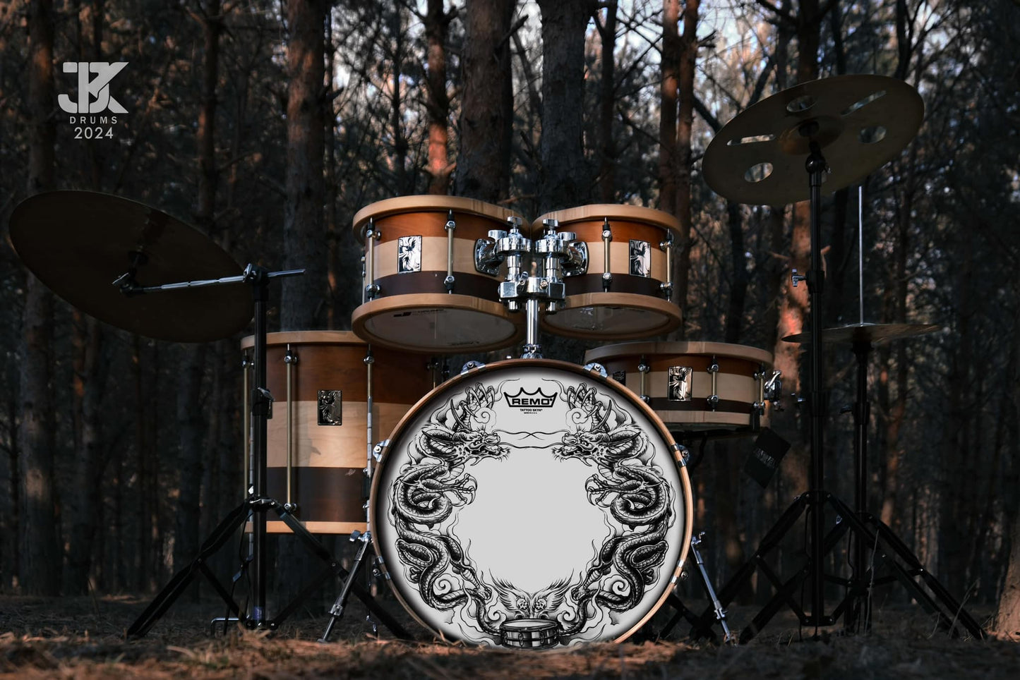 Tiger522 Wood Hoop Series