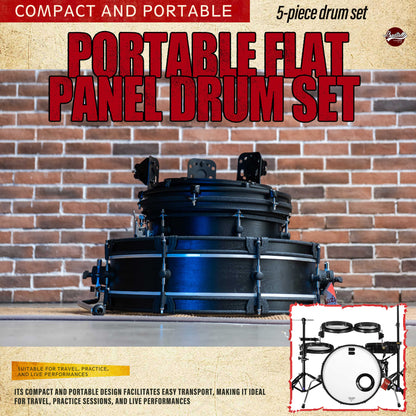 Beatello-Ultra Portable Drum Set| 1.5" Thin Shells