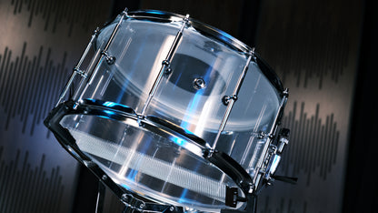 Beatello 1408 "Crystal" Acrylic Snare Drum