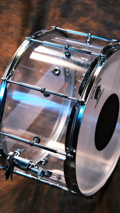 Beatello 1408 "Crystal" Acrylic Snare Drum