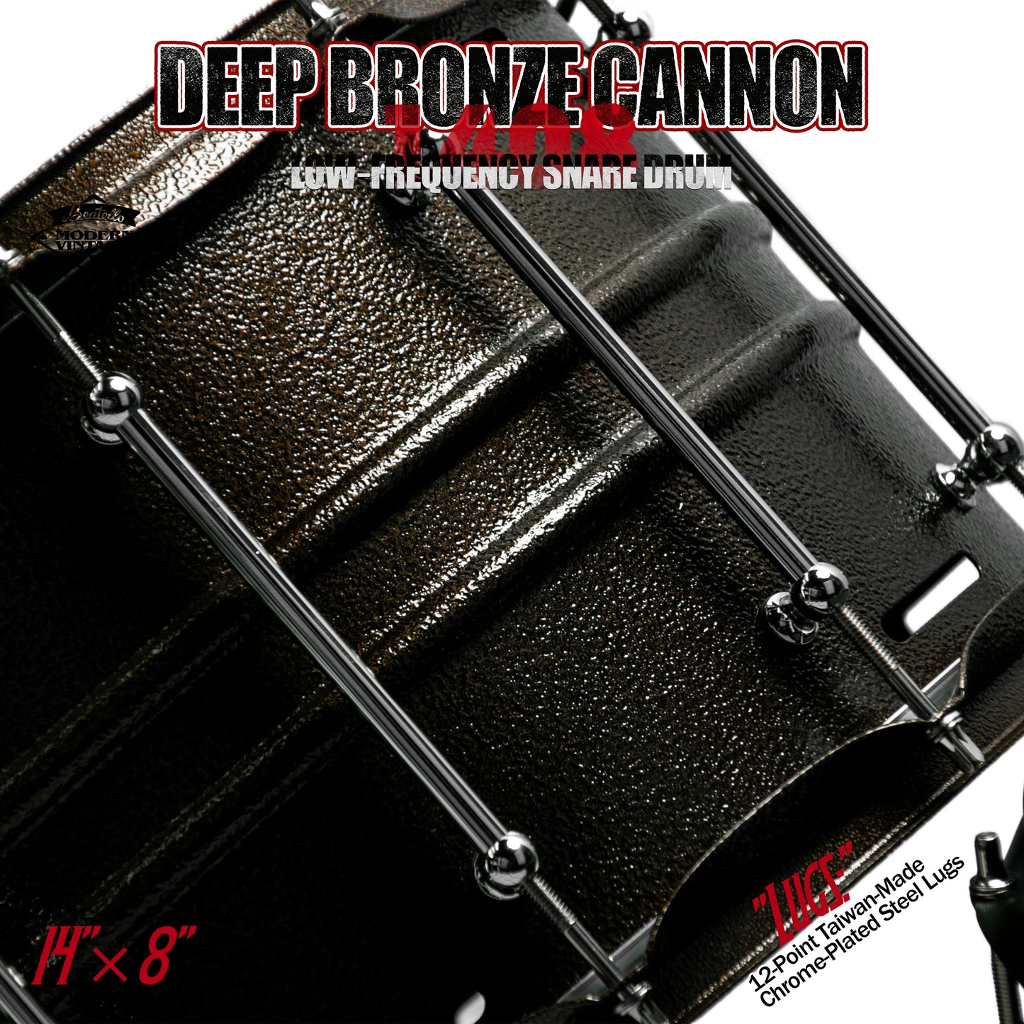 14x8 Deep Bronze Cannon Shell for Low-End Punch
