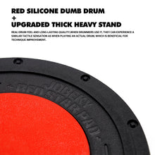 Double Sided Silent Drums Pad With Adjustable Thickened Stand