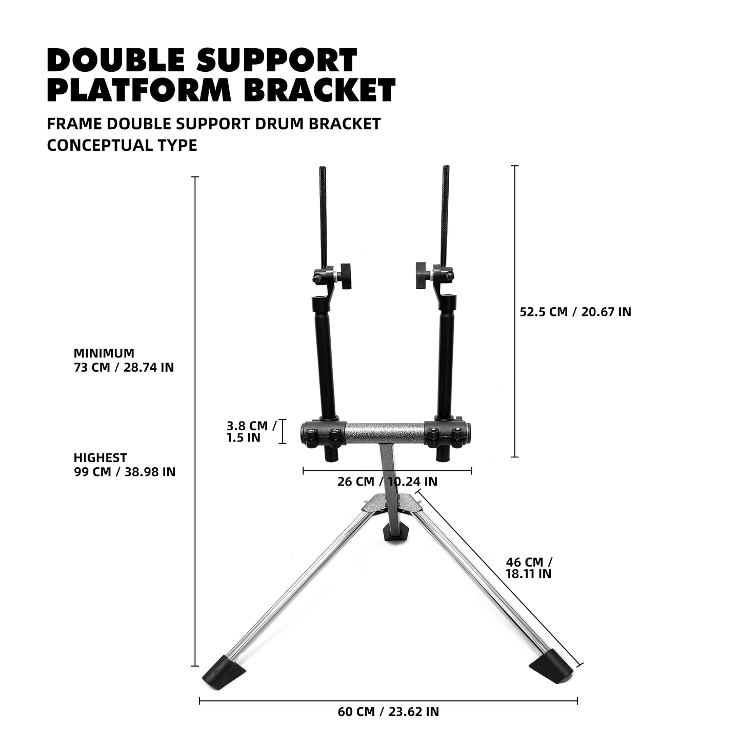 Beatello Double Tom Drum Stand