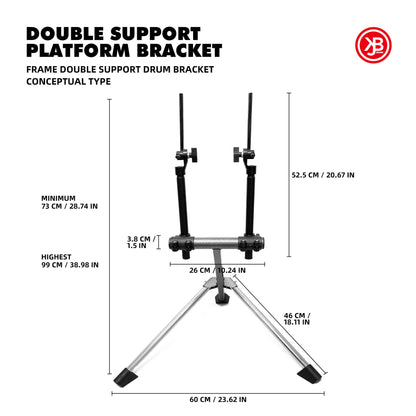 Double Tom Drum Stand