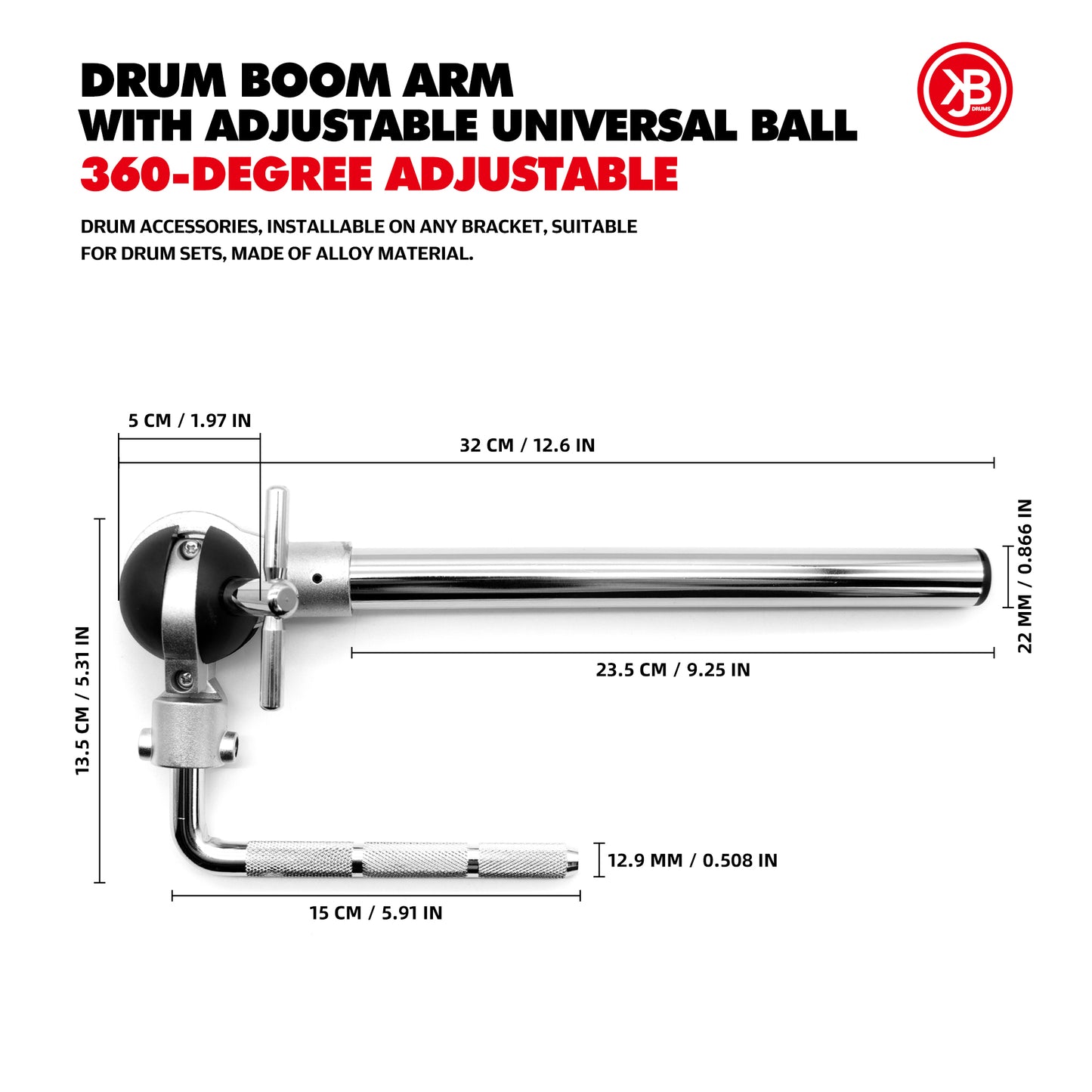 Drum Boom Arm