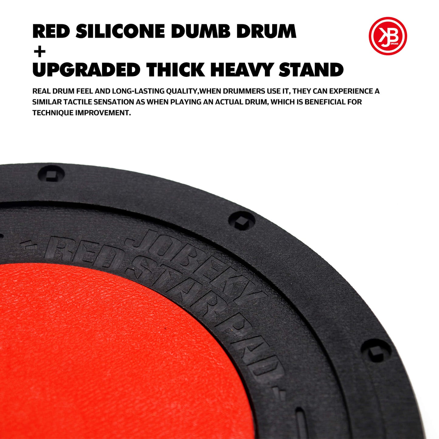 Adjustable height Drum Practice Pad