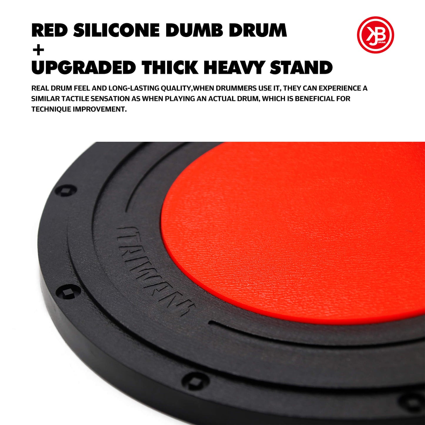 Adjustable height Drum Practice Pad