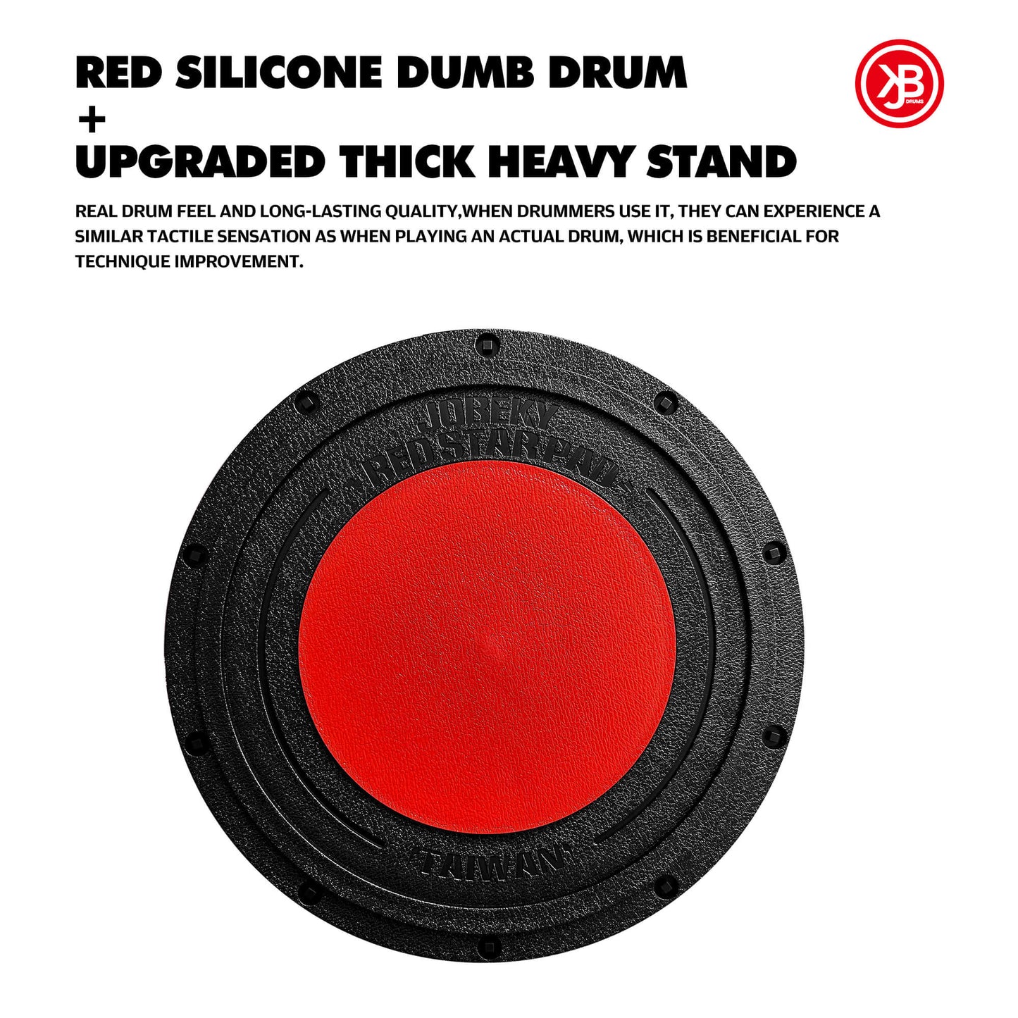 Adjustable height Drum Practice Pad