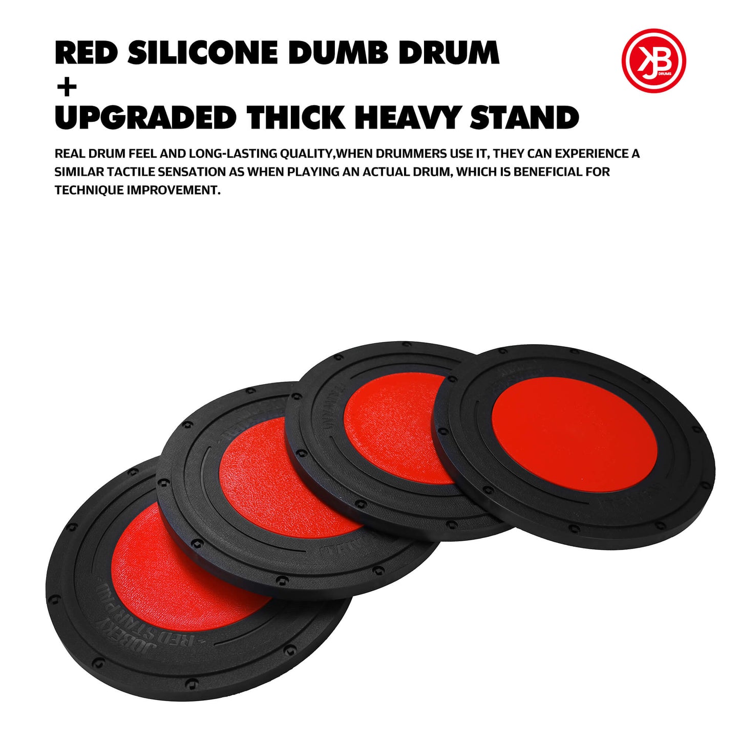Adjustable height Drum Practice Pad