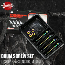 Colored Brass Drum Screw Set