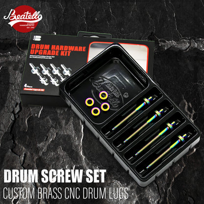 Colored Brass Drum Screw Set