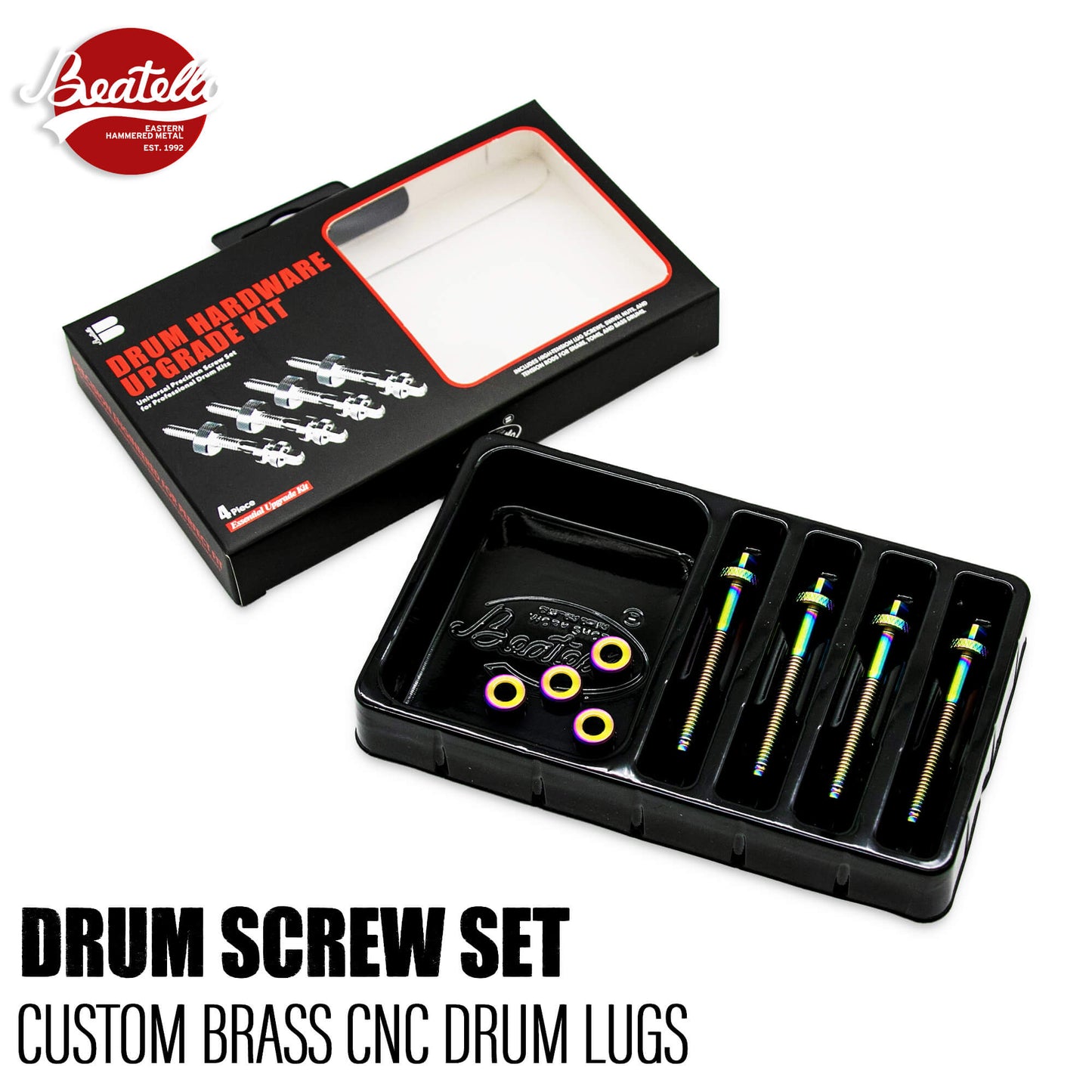 Colored Brass Drum Screw Set