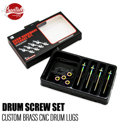 Colored Brass Drum Screw Set