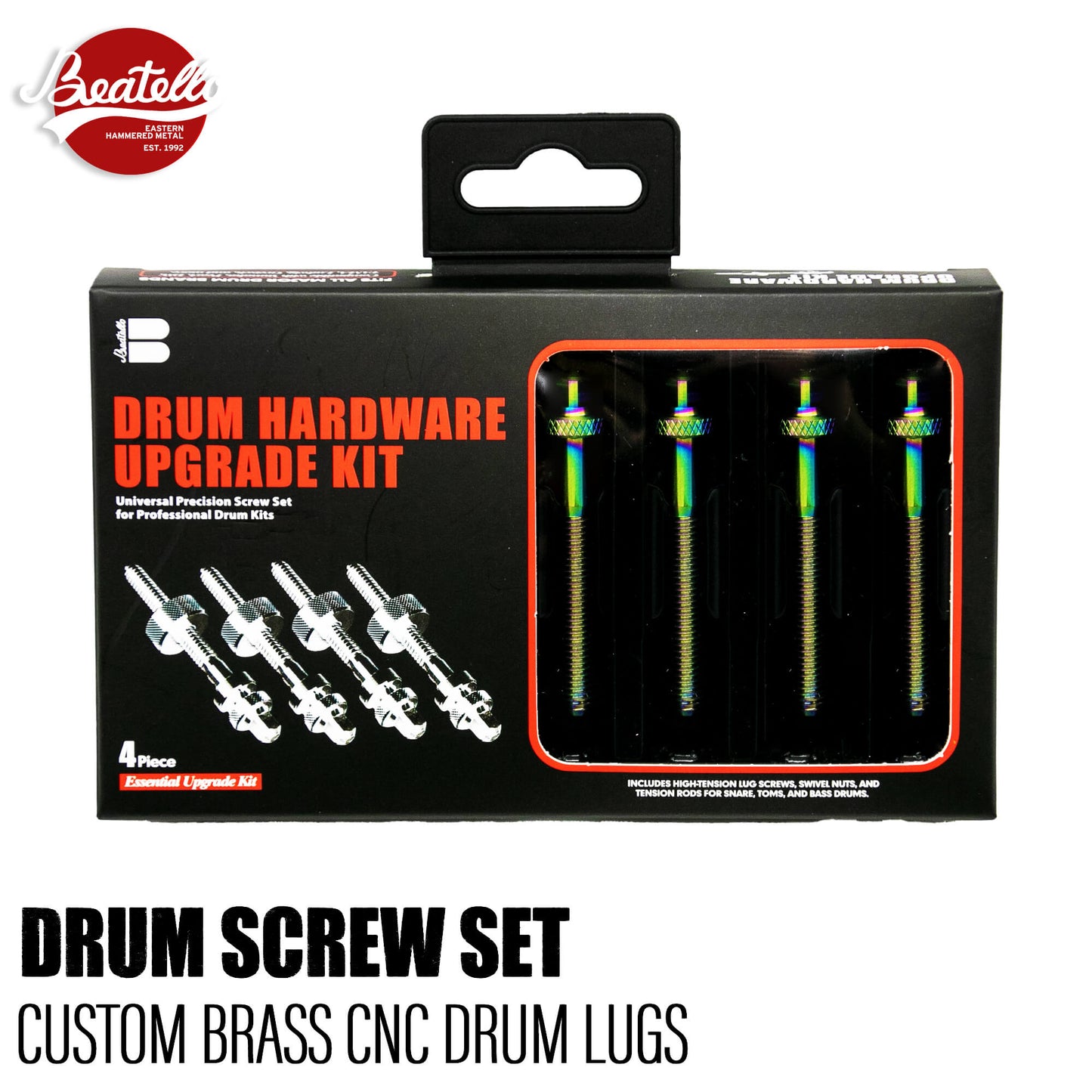 Colored Brass Drum Screw Set