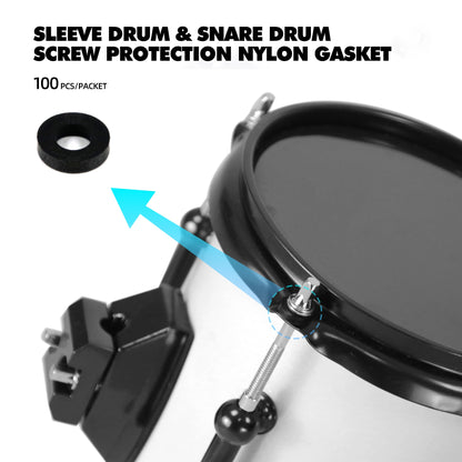 Arandela de tornillo de tambor 100 piezas