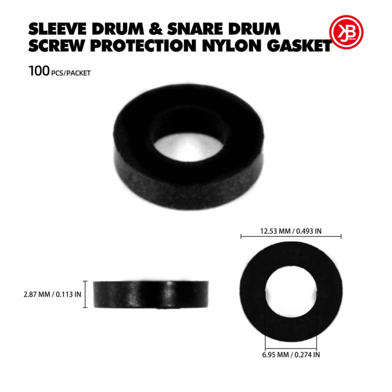 Drum Screw Washer 100pcs Beatello