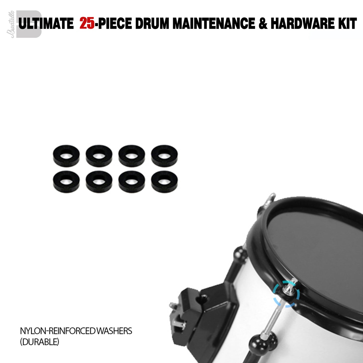 Drum Set Accessories Suitcase
