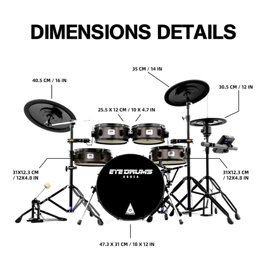 EYE E4Plus Electric Drum Kit Beatello