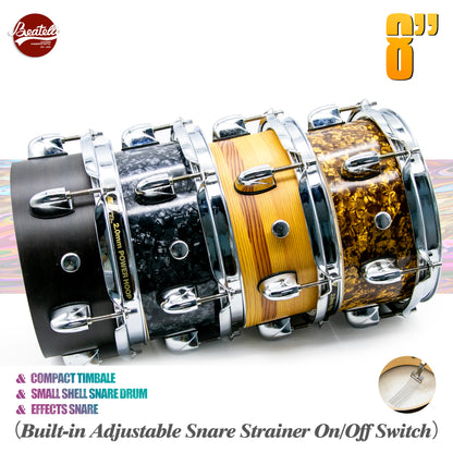 8" Compact Timbale & Small Shell Snare Drum & Effects Snare