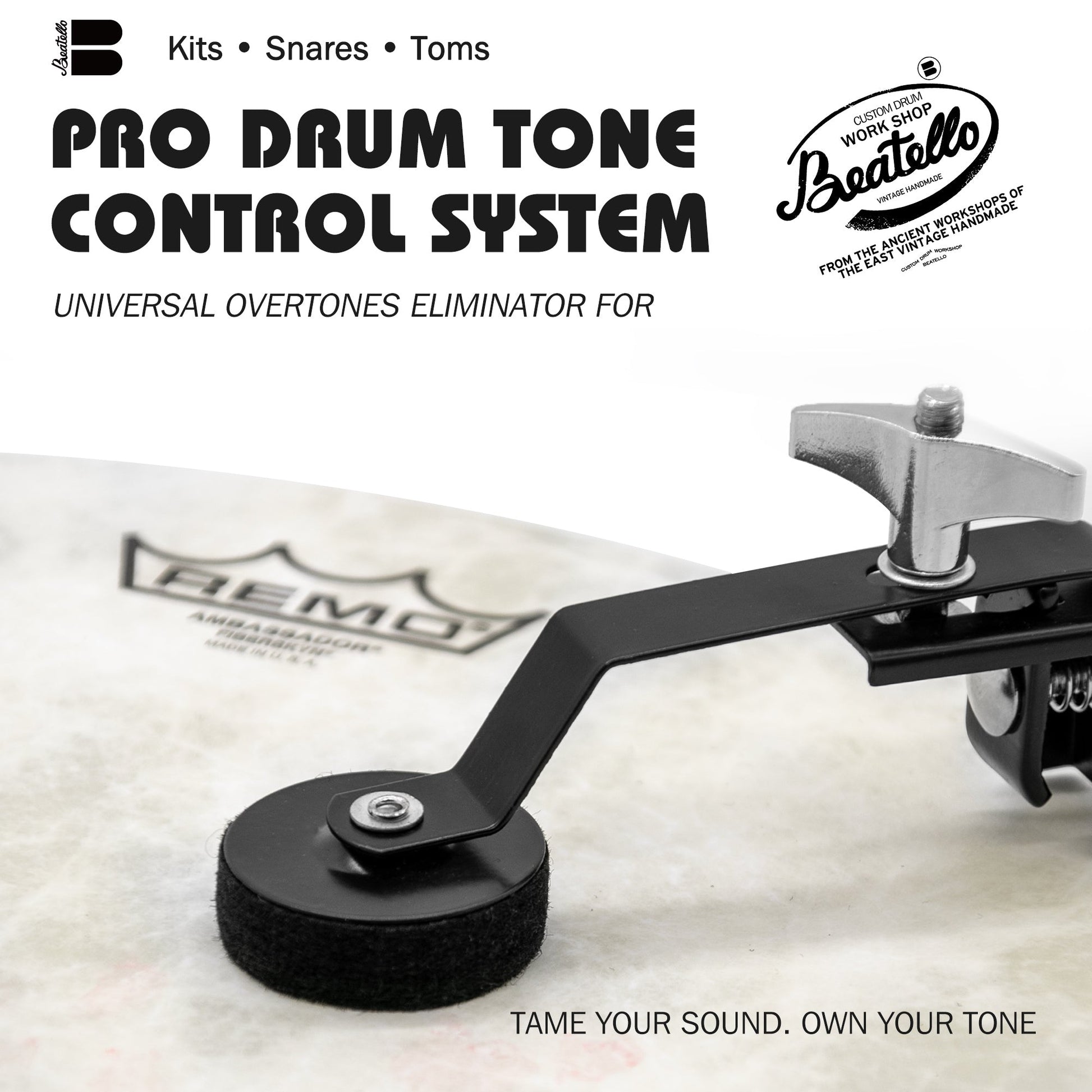 External Bass Drum Muffler Beatello