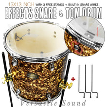 Gold 13×13-inch Special Effect Floor Snare Drum