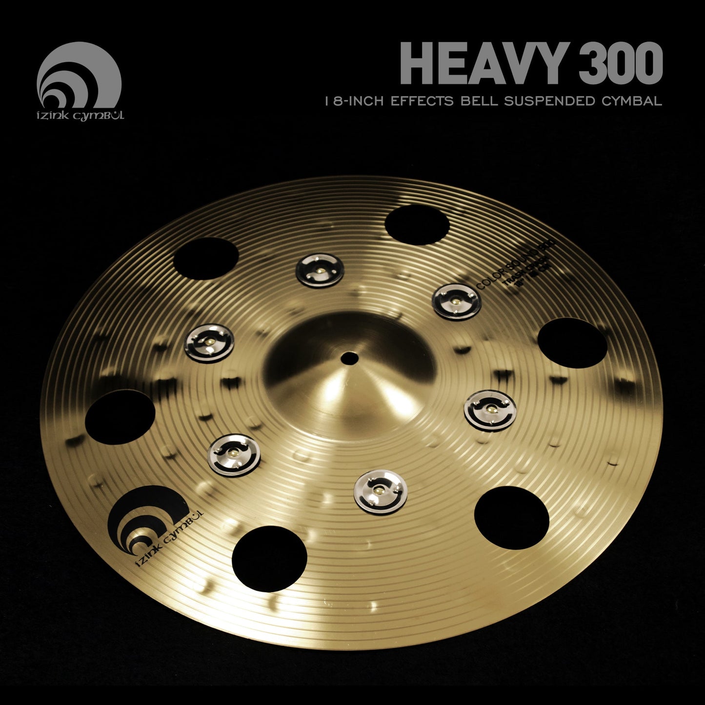 Beatello-Golden Effect Crash Cymbal with Bells Beatello workshop