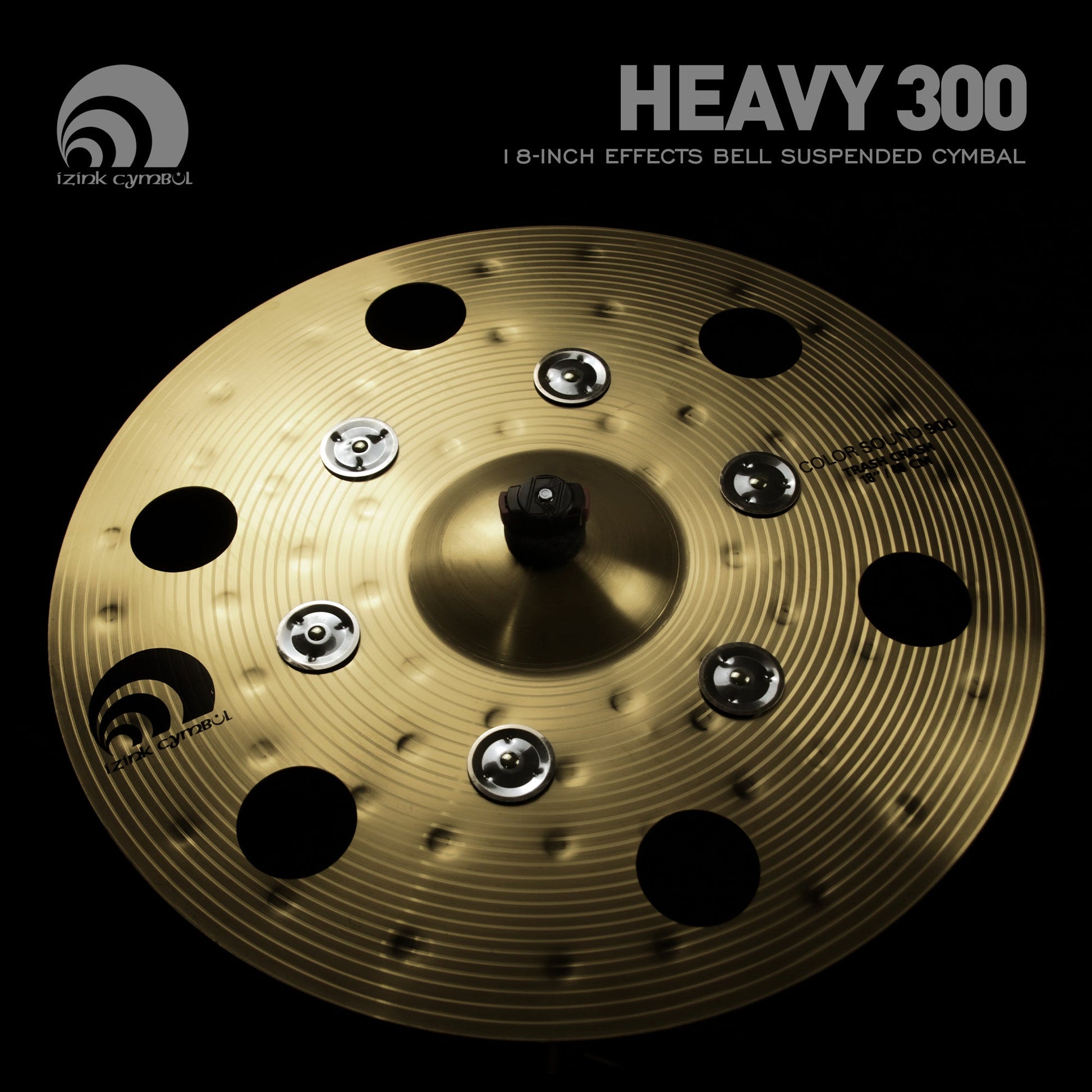 Beatello-Golden Effect Crash Cymbal with Bells Beatello workshop