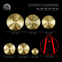 IZNIK B25 STORM HAMMER series HANDMADE Cymbal Set Beatello