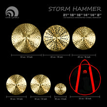 IZNIK B25 STORM HAMMER series HANDMADE Cymbal Set