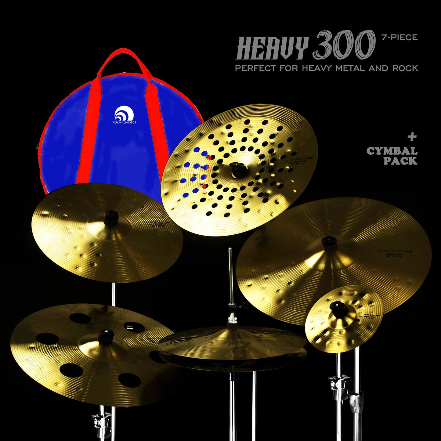 IZNIK Heavy 300 series Value Added Cymbal Set
