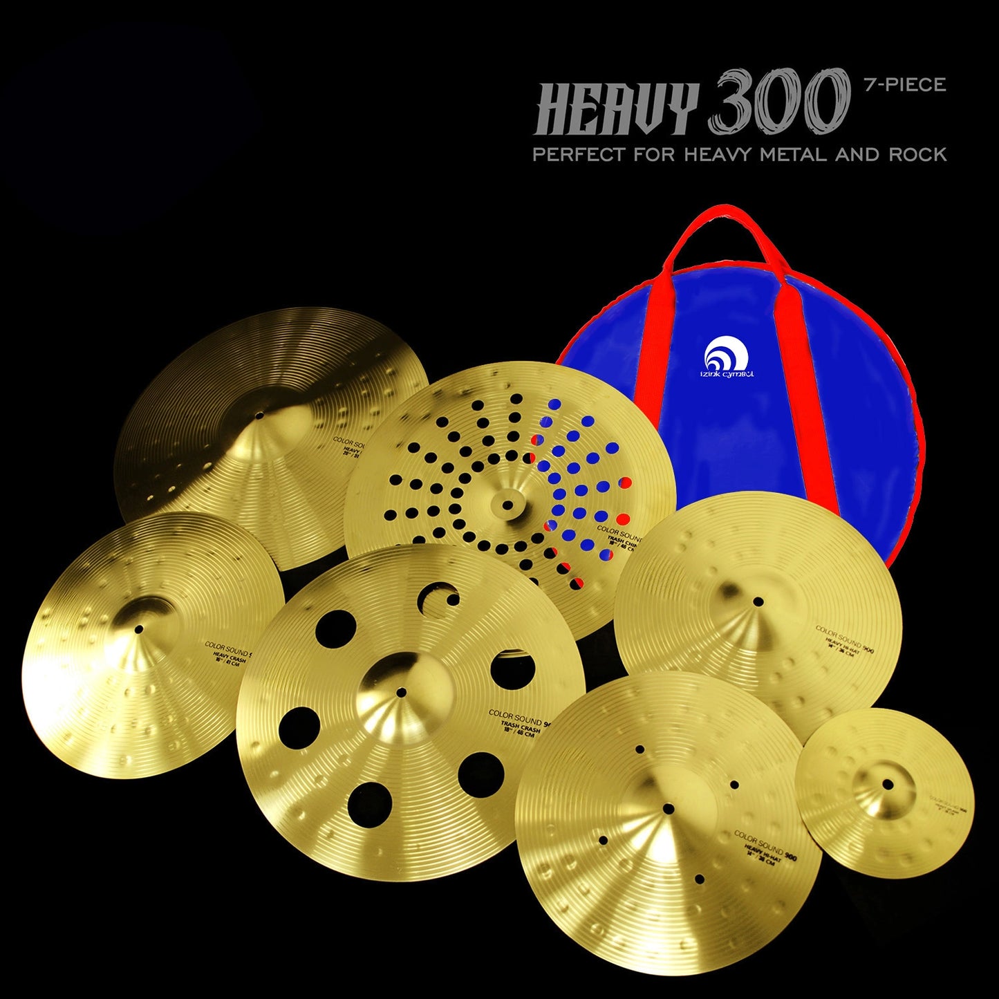 IZNIK Heavy 300 series Value Added Cymbal Set