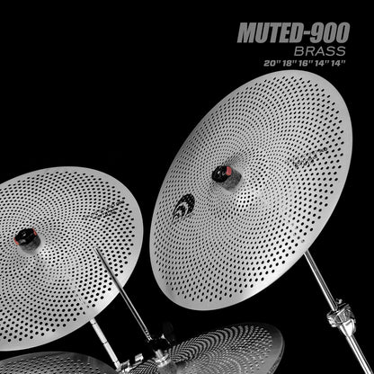 IZNiK-muted-900 BRASS Low Volume Cymbal Set