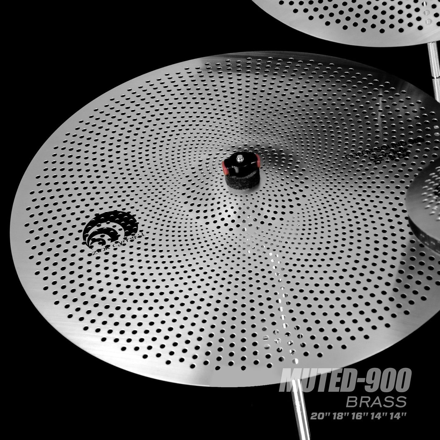 IZNiK-muted-900 BRASS Low Volume Cymbal Set